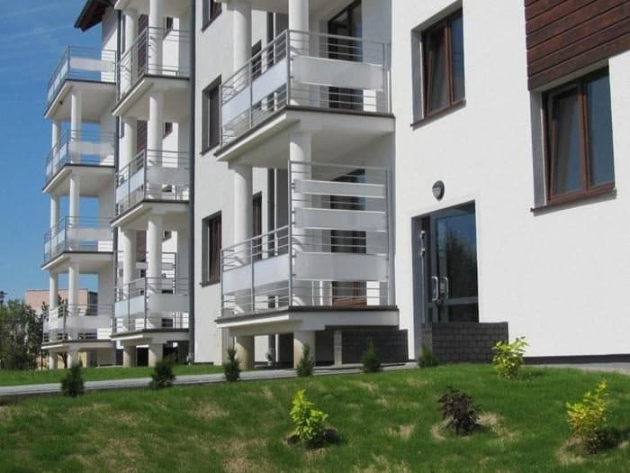 Balustrady balkonowe na nowym osiedlu